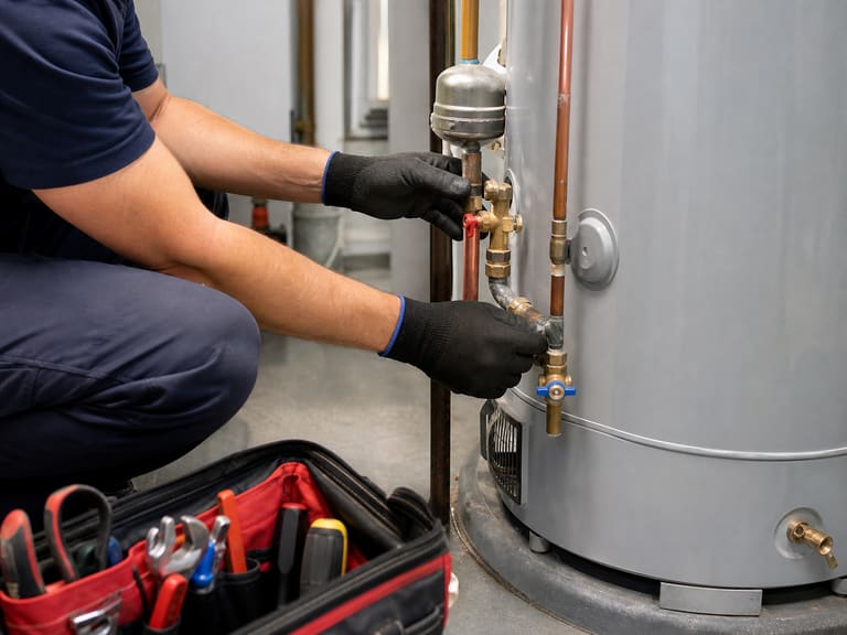 Generic water heater service work
